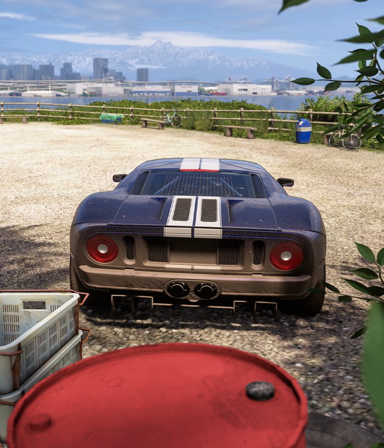 Photo clue for the Ford GT in the Nangan region