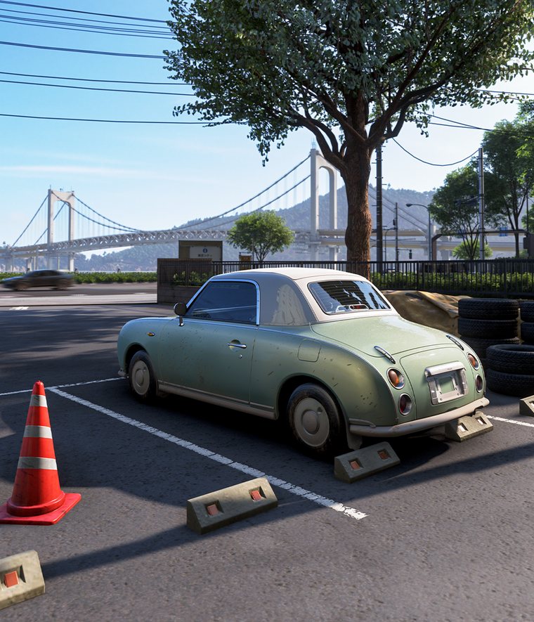 Photo clue for the Nissan Figaro in the City region