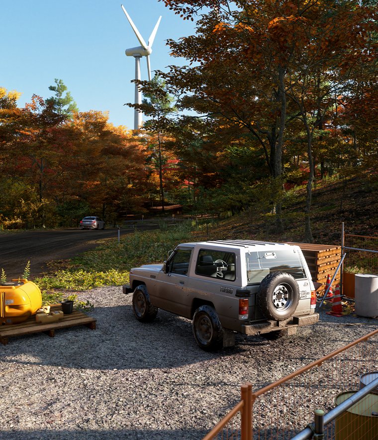 Photo clue for the Nissan Safari Turbo in the Ito region